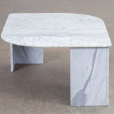 wholesale price living room furniture coffee table Vintage Calacatta White marble coffee tables